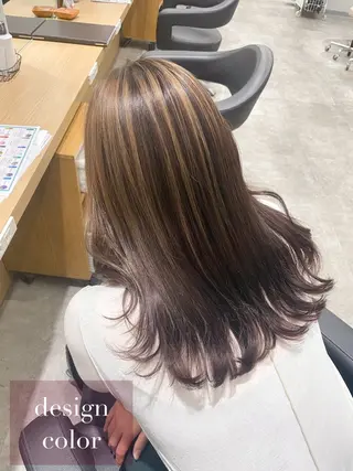 ミディアム Zina【梅田】 /田中 沙弥のヘアスタイル