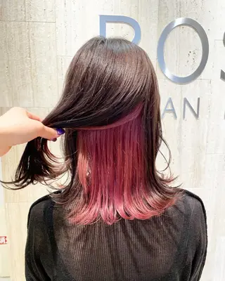ミディアム 高橋 芽衣のヘアスタイル