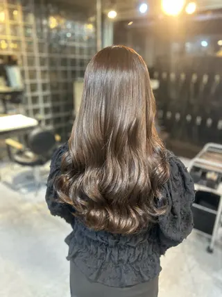 ロング 🌷ブリーチ縮毛矯正 /mina🌷のヘアスタイル