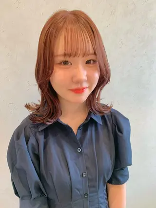 ミディアム カラー ayumi🌈 インナーカラー🌈のヘアスタイル