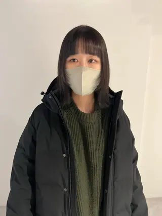 ミディアム カラー io所属・io濱川 遥のヘアスタイル