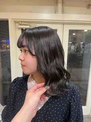 ミディアム ミジュ/ カラーモデル募集のヘアスタイル