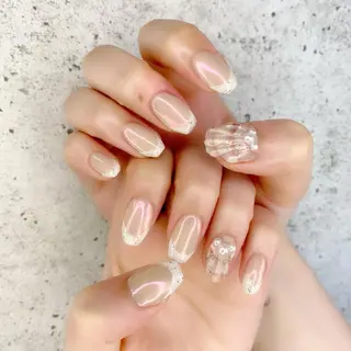 セミロング カラー パーマ ヘアアレンジ メンズ キッズ ネイル マツエク・マツパ Salon Ｋのネイルデザイン