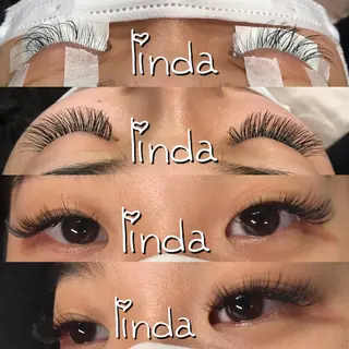 マツエク・マツパ linda lashesのマツエク・マツパデザイン