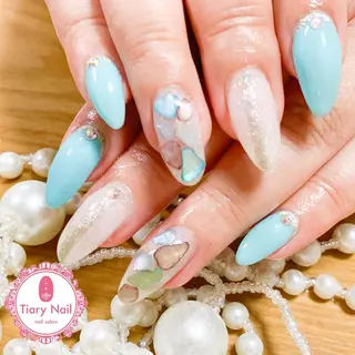 ネイル 💗🪽Tiary Nail🪽💗のネイルデザイン