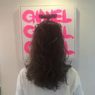 ロング カラー ヘアアレンジ MIZUHO / ダブルカラー髪質改善のヘアスタイル