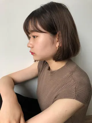 ミディアム カラー cofy by melt所属・🍎みついじゅん🍏 ボブ指名No.1のヘアスタイル