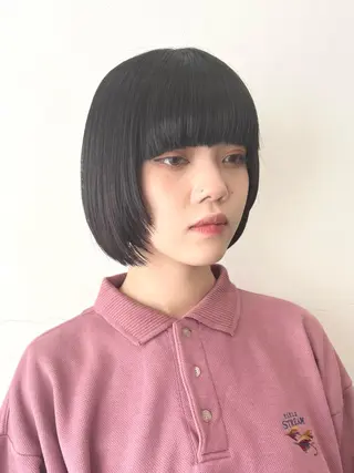 ショート カラー ヘアアレンジ HARU//原宿🤍 リピート率NO.1のヘアスタイル