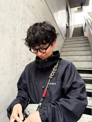 ショート パーマ souko.所属・葵 音のヘアスタイル