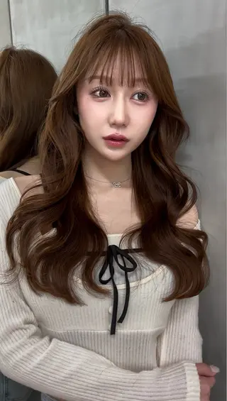 ミディアム カラー 【美髪矯正】 吉村　清志のヘアスタイル