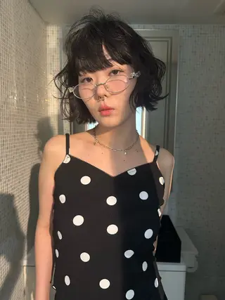 ショート カラー ヘアアレンジ MIYU/ニュアンス /艶カラーのヘアスタイル