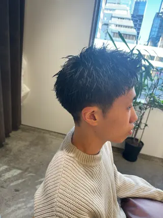 メンズ 銀座骨格診断似合わせ 美容師中島年紀のヘアスタイル