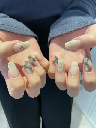 ネイル 【淡色color/ nail】maikoのネイルデザイン