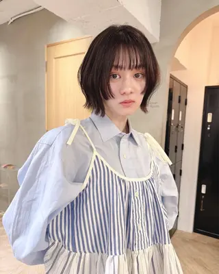 ミディアム カラー ボブ/レイヤー 🌟梅田盛一🌟のヘアスタイル