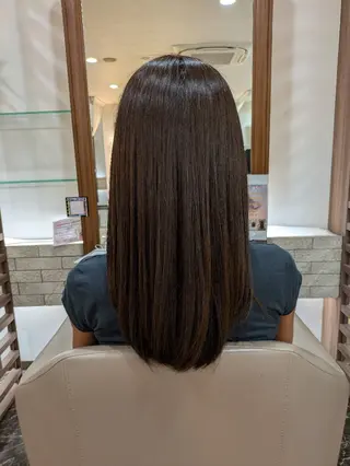 ロング カラー 髪質改善⭐️⭐️⭐️ コワフェルドエクセルのヘアスタイル