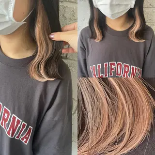 ミディアム エクステ＆艶カラー 🎀YURINA🎀のヘアスタイル