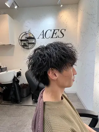 パーマ メンズ/渋谷/パーマ /りおんのヘアスタイル