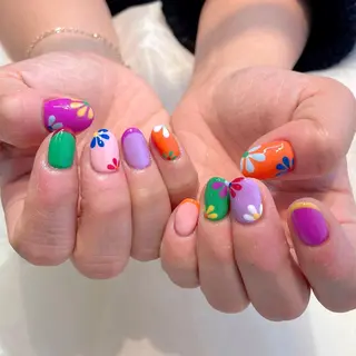 ネイル 新井 ひなののネイルデザイン