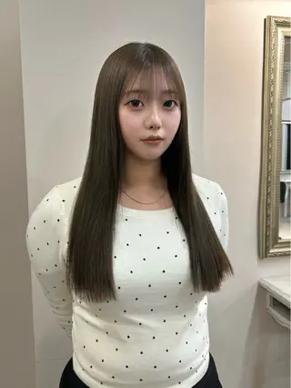 ロング えり 堀江/ボブ /成人式カラーのヘアスタイル