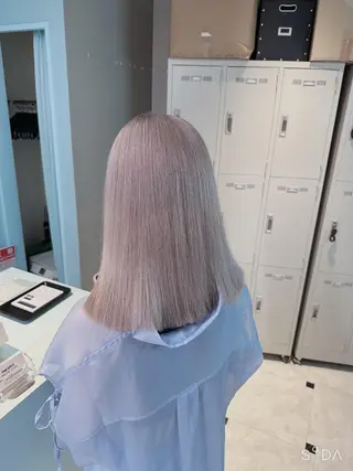 ミディアム カラー 🪄池袋ハイトーン 🪄ブリーチカラーのヘアスタイル