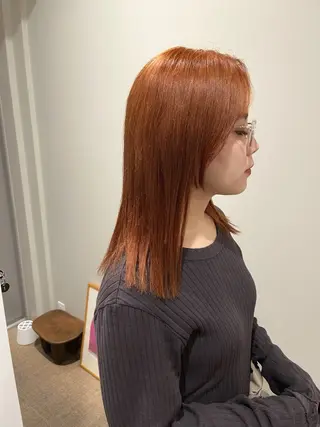 ミディアム カラー AMNESIA三軒茶屋所属・おがわ ともひさのヘアスタイル