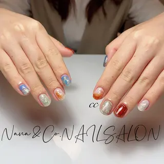 カラー ネイル C C🌼のネイルデザイン