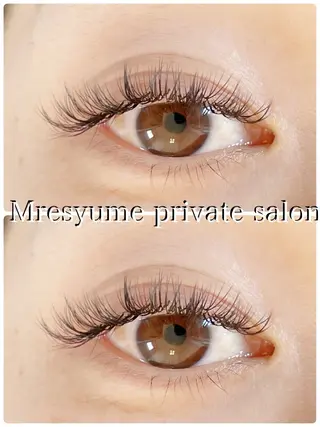 マツエク・マツパ Mresyume MAYUのマツエク・マツパデザイン