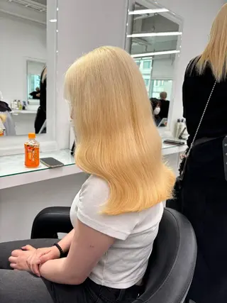 ロング カラー 💖ミルクティー💖 あかり💖のヘアスタイル