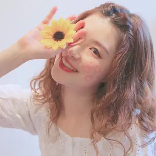 ロング カラー パーマ 倉持美雪 ＊幸せの伝導師＊のヘアスタイル