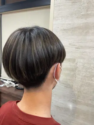 ショート メンズ HAIR LOUNGE Run Ways所属・Shiho 🦋 ／透明感カラーのヘアスタイル