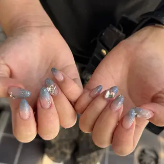 ミディアム 小川 柚香のネイルデザイン