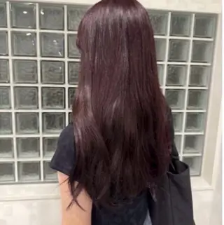 ロング miku/ラベンダー 透明感カラー🪻❤︎のヘアスタイル