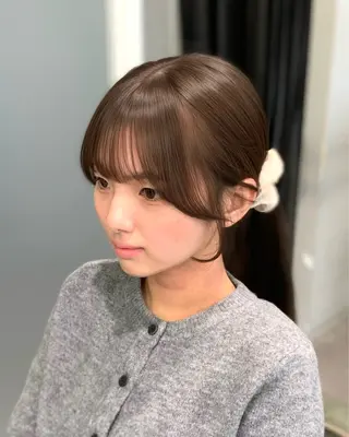 ロング 🎀韓国風顔周り× 透明感/梅田/アリサのヘアスタイル