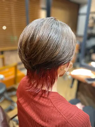ショート カラー muk hair所属・muk hair篠村 髪質改善/完全個室のヘアスタイル