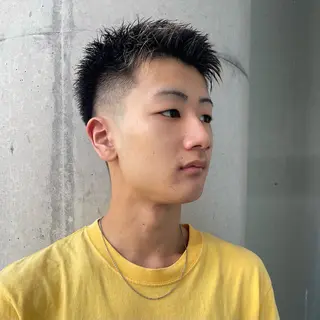 ショート メンズ ⚾️横浜メンズカット 阿部龍馬🍺🍔のヘアスタイル