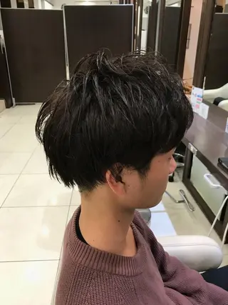 ショート 縮毛矯正/髪質改善 /韓国風　山川春輝のヘアスタイル