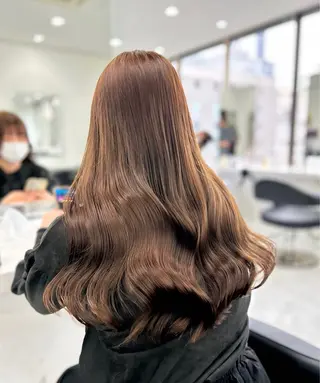 ロング カラー 透明感ヘア/ベージュ 🩶shiho🩶のヘアスタイル