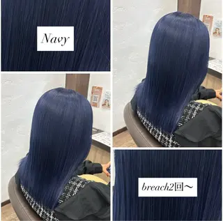 ミディアム カラー 市毛 結菜のヘアスタイル