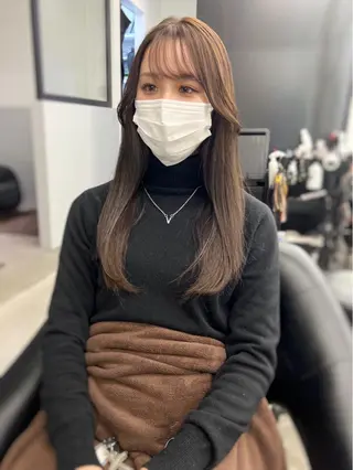 ロング カラー kimika🥑 メンズ/髪質改善のヘアスタイル