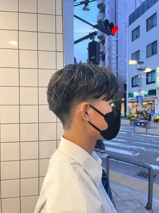 ショート メンズ 武井 弘希 ブリーチなしカラー✨のヘアスタイル