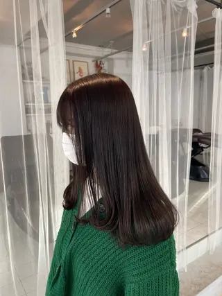 カラー ボブ/レイヤー /河内温太のヘアスタイル