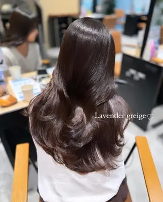 ロング 川口 永遠のヘアスタイル