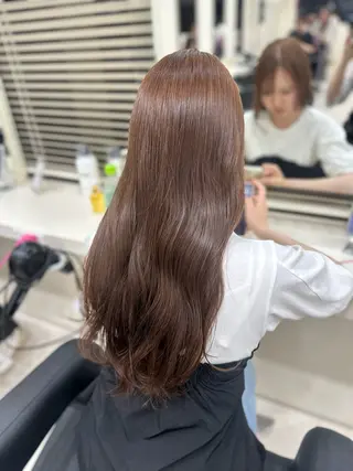 ロング カラー ヘアアレンジ 🎀 yuuka🎀のヘアスタイル