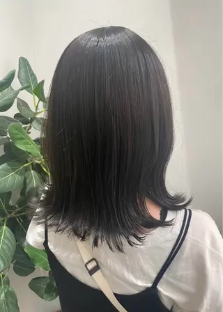 ミディアム 松本 かのんのヘアスタイル