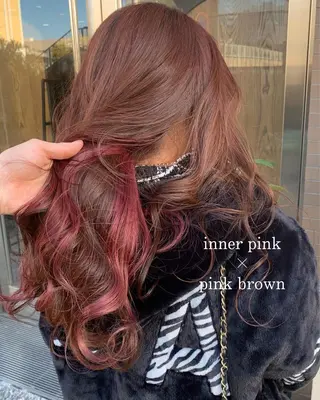 ロング カラー 🌈re-room EIKI🇰🇷のヘアスタイル