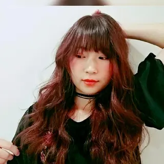 カラー ロング ma cherie 　naoのヘアスタイル