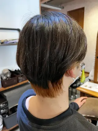 ショート カラー メンズ Hair   relaxation drop大森所属・佐藤槙哉 サトウシンヤのヘアスタイル