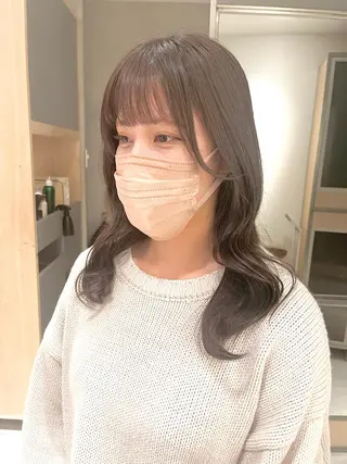 セミロング カラー 🎀艶モテカラー🎀 彩季のヘアスタイル