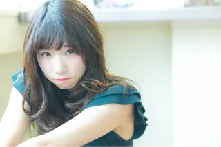 ミディアム 薬剤付きシェアサロン 店長タチバナのヘアスタイル