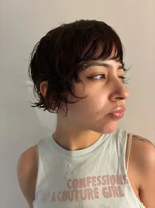 ショート 坂入 美帆のヘアスタイル